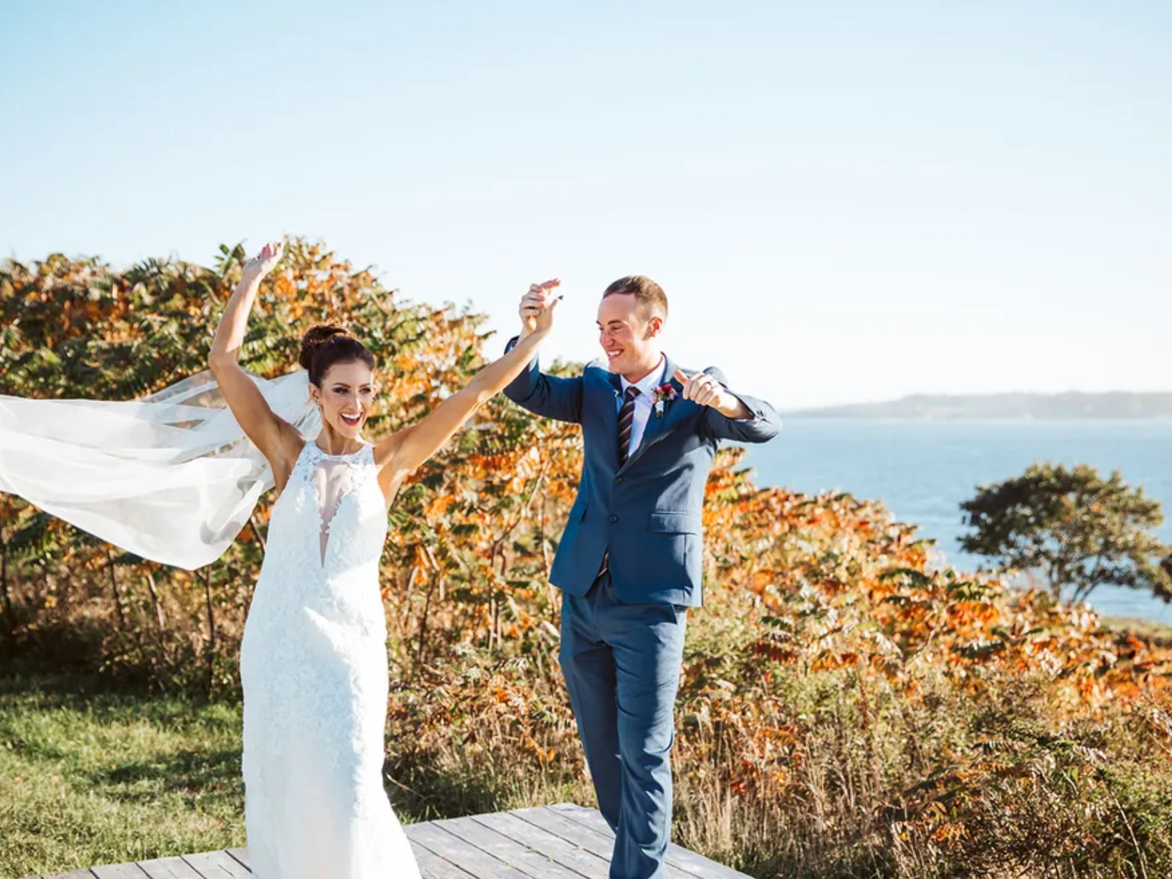 a man holding a frisbee